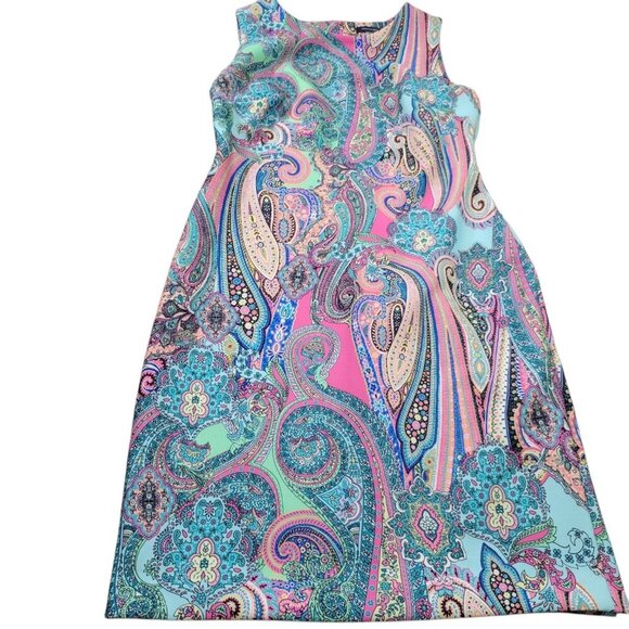 Tommy Hilfiger Dresses & Skirts - Tommy Hilfiger Dress Womens 8 Paisley Sleeveless Colorful
